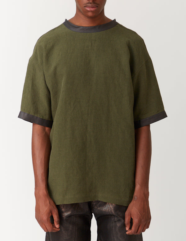 Backwards T-Shirt ～moss green～