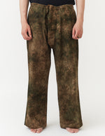 Baggy Sarrouel Style Drawcord Pants～palm tree motif jacquard～
